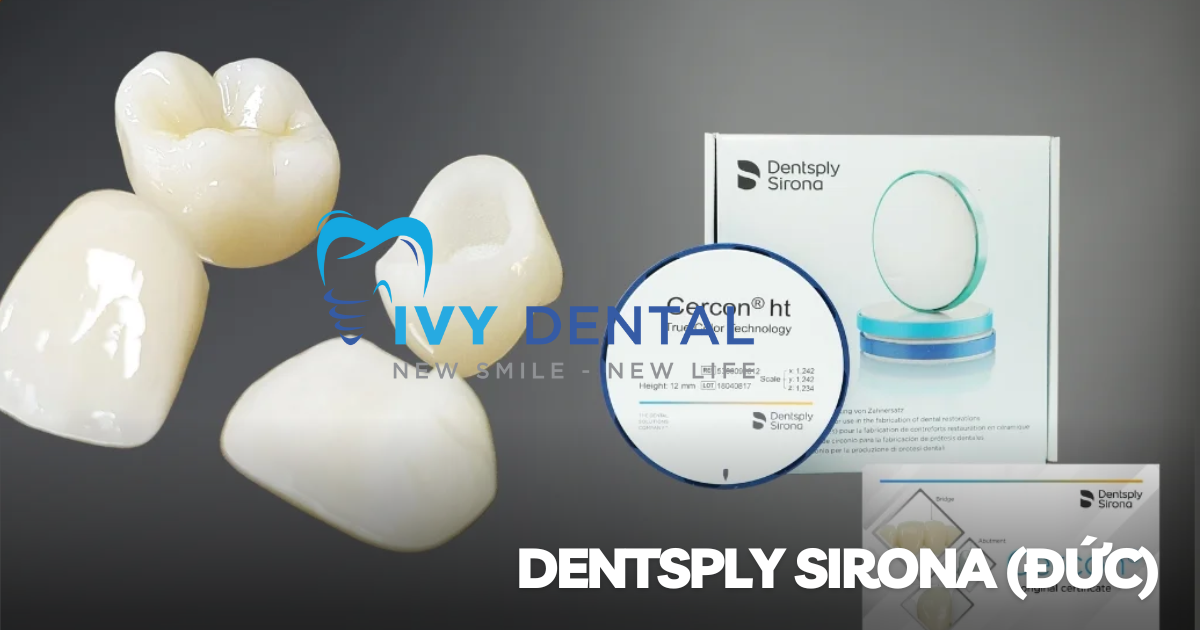 nha khoa ivy - các thương hiệu răng sứ hàng đầu - Dentsply Sirona Đức